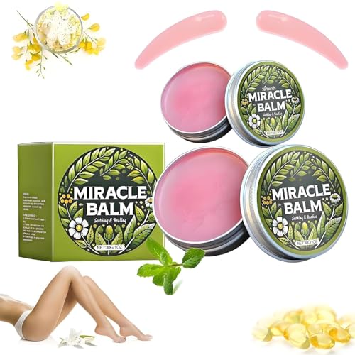 Miracle Balm for Swollen Legs, Veins Soothing, Relaxing & Comfortable, Botanical Formula with Calendula for Back, Hands, Feet and Body-2PCS