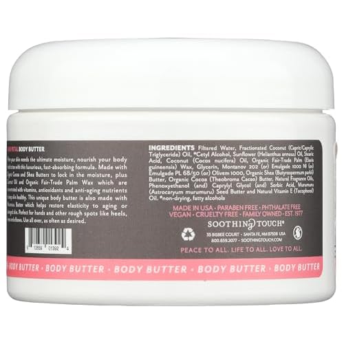 Soothing Touch Rose Petal Body Butter, 13 oz