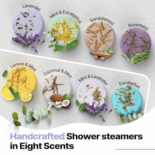 Shower Steamers Aromatherapy 8 Pack Essential Oils Spa