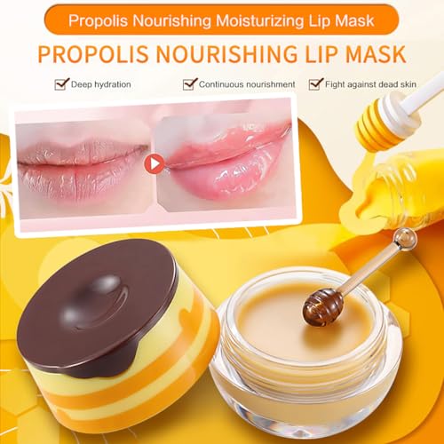 Lip Balm Sleeping Lip Mask, Long-Lasting Nourishing & Moisturizing Lip Night Care Lip Anti-chapped Lip Cream Lip Skin Care (9 Packs Fruit)