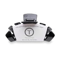 TELETIES - Medium Hair Clip - Strong Grip, Bendable Teeth, Comfortable Curved Design - Ideal for Medium-Thick Hair - For All Hair Textures - Jet Black