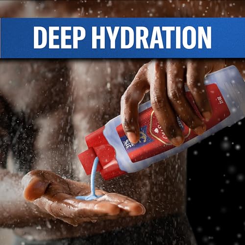 Old Spice Moisturizing Body Wash for Men, Hydro Wash, 2-in-1 Long Lasting Scent & Deep Hydration, 24/7 Shower Fresh, Captain Scent, 21 oz (Pack of 4)