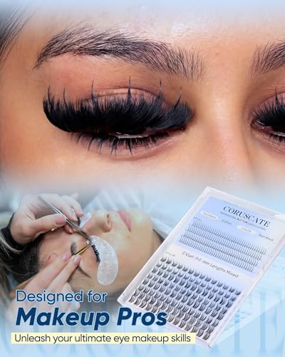 CORUSCATE Bottom Lash Clusters 7-10mm Spiky & Fairy Lashes