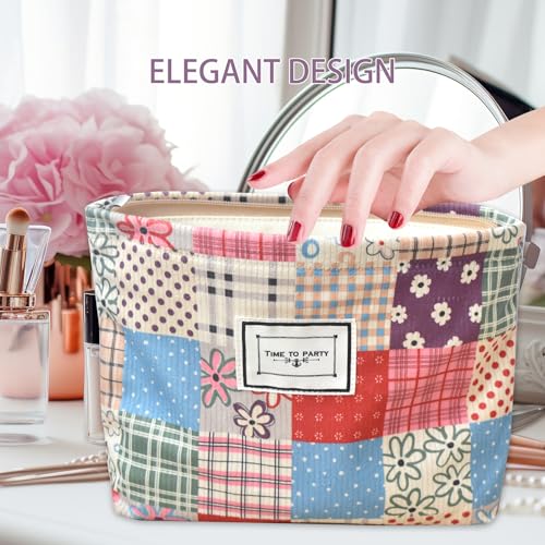 Large Capacity Makeup Bag for Women | KeYaMee Travel Cosmetic Pouch