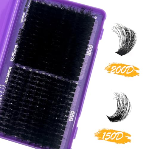 Fluffy Lash Clusters 12-25mm D Curl 280PC Volume Eyelashes