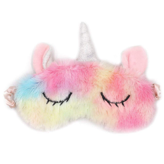 HXINFU Cute 3D Sleep Mask Unicorn Sleeping Mask for Kids Night Sleep Blindfold