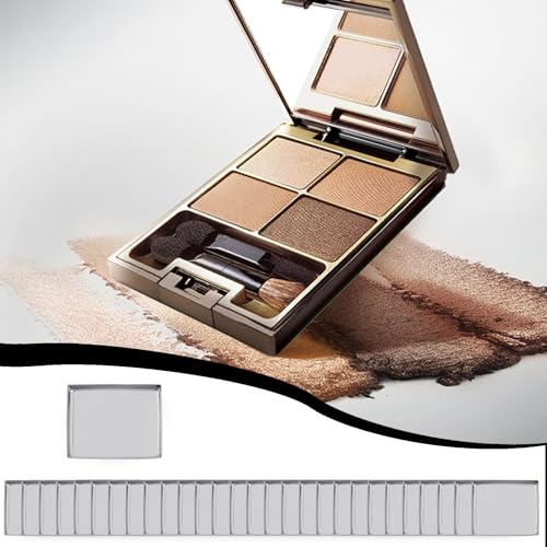 NICENEEDED 100PCS Empty Metal Eyeshadow Pans for DIY Makeup
