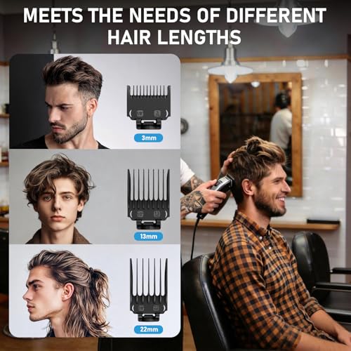 Professional Hair Clipper Guards Set with Organizer - 14 Pieces