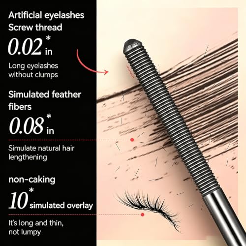 Metal Wand Waterproof Mascara | 3D Curl & Clump-Free