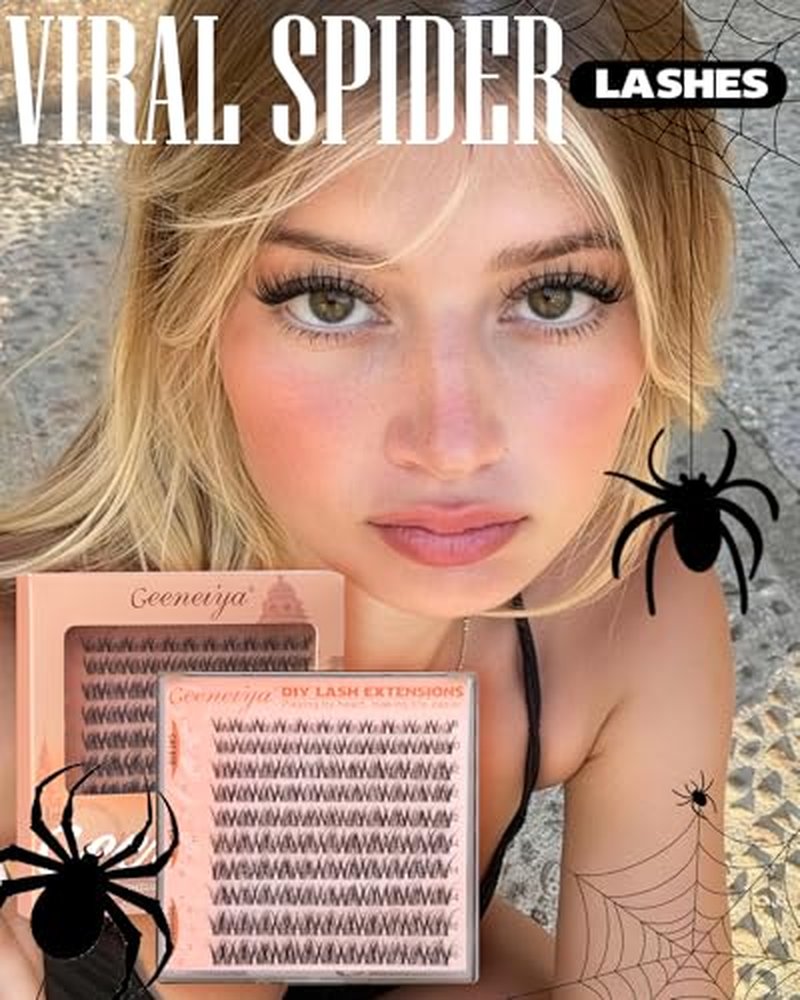Geeneiya Spider Lash Clusters - 8-16MM Wispy Eyelash Extensions