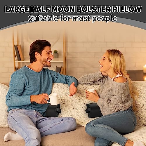Ripeng Half Round Massage Table Bolster Pillow Set of 4 with Strap Handle