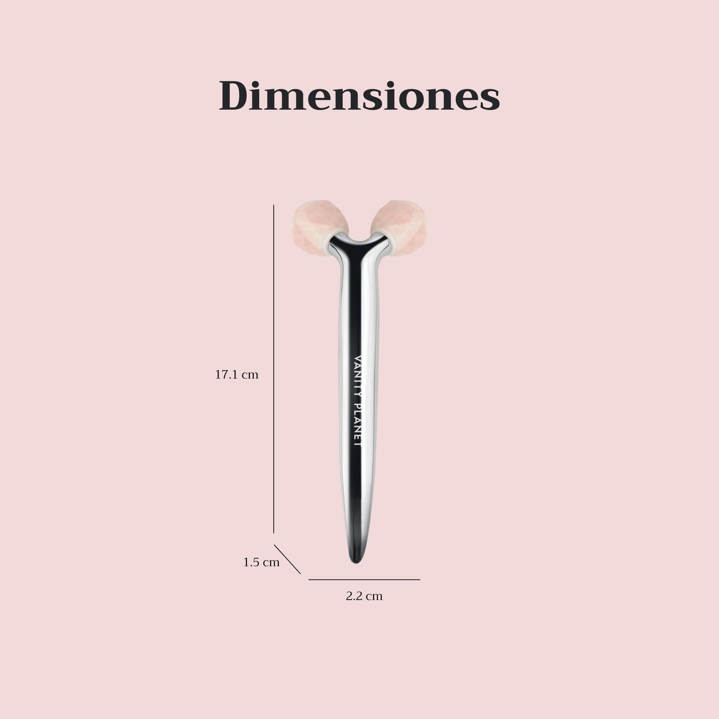 Vanity Planet Defina Contour and Define Massaging Roller - Facial Roller Helps Stimulates Blood Flow and Helps Reduce Fine Lines - Unique V-Shaped Design for Cooling Precision