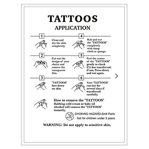 ELANE 100 Pcs Butterfly Flower Waterproof Temporary Tattoos for Women,Fake Tattoos for Kids,Small Temporary Tattoos for Women Sexy,Fake Tattoos for Girls