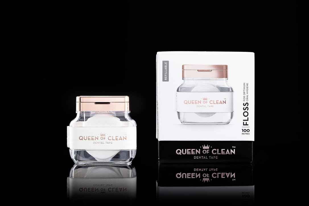 54 Yard of White Dental Floss Tape – Easy, Comfortable, Fun & Effective Flossing. PFAS-Free, Vegan-Friendly, Fresh Mint Flavour & Shred-Resistant. Seriously Good Floss