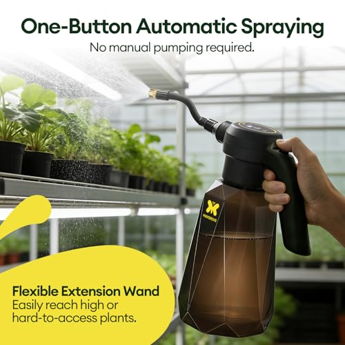 Maygrove 0.5 Gallon Battery Powered Sprayer with Adjustable Pressure