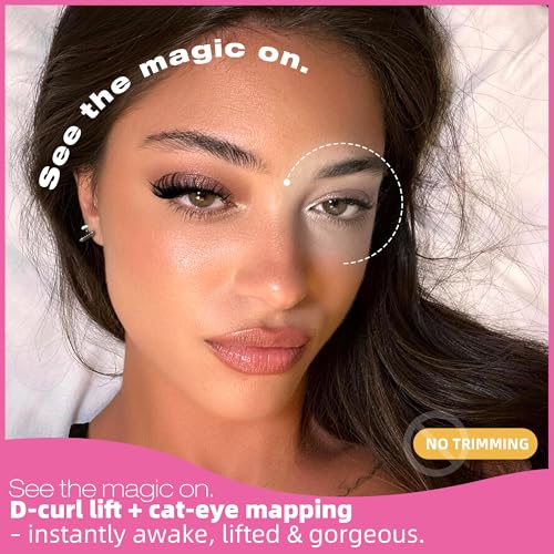 D Curl Lash Clusters Russian Eyelash Extensions 14-18mm
