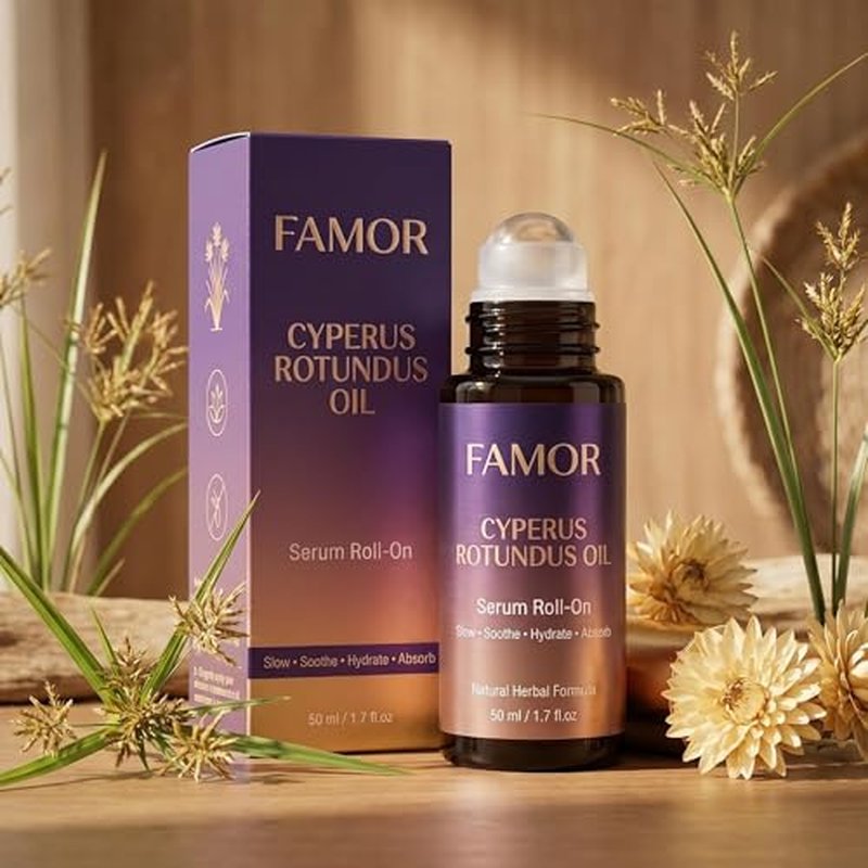 Cyperus Rotundus Oil for Hair Removal - 1.7 Oz Roll-On Applicator