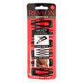 Black Double Grip Hair Clips - No Slip Claw Clips for All Hair Types (6 Count)