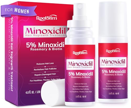 RootStim Women's 5% Minoxidil Spray Hair Growth - 2 Pack