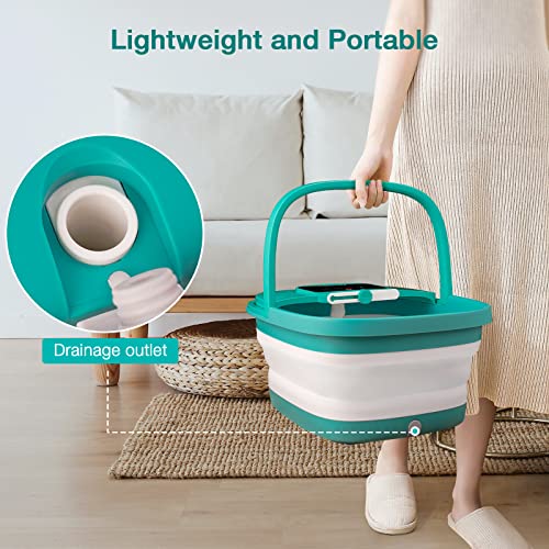 HOSPAN Collapsible Foot Spa with Heat & Shiatsu Massage - FS01A