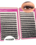 60D Wispy Lash Clusters 560Pcs Mixed 9-16mm