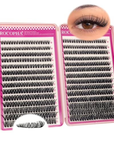 60D Wispy Lash Clusters 560Pcs Mixed 9-16mm