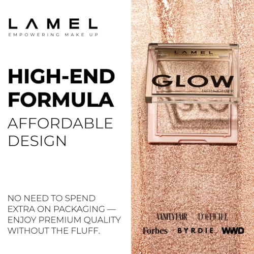 Lamel Glow Highlighter - Cream Face Makeup, Luna 401