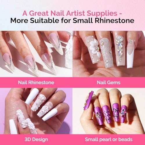 MelodySusie 53g Nail Rhinestone Glue Set - Strong Adhesive for 3D Nail Art & Jewelry Decoration
