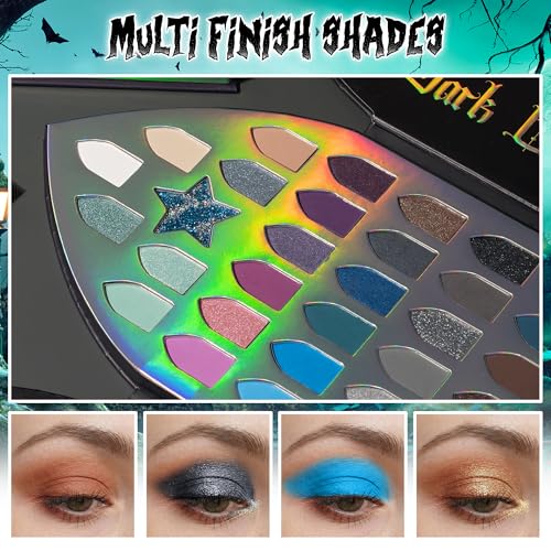 Profusion Cosmetics Enchanted Forest Dark Castle 32 Shade Eyeshadow Palette, Unlock Mystical Glamour with the Enchanted Forest Shadow Palette and Achieve Eye Catching Look With Premium Makeup Kit