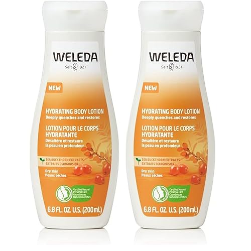 Weleda Hydrating Sea Buckthorn Body Lotion, 6.8 Fluid Ounces (Pack Of 2)