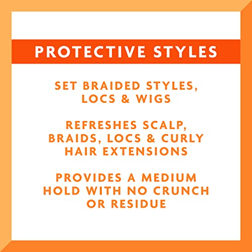 Cantu Set & Refresh Foam for Braids, Wigs & Locs, 8 oz