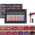 12 Colors Glitter Lip Gloss Set – Waterproof Shimmer Liquid Lipstick
