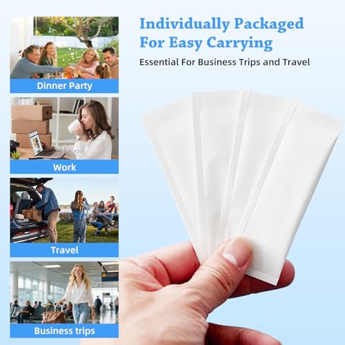 KSIA Klear Mint Dental Floss Picks - 100 Count, Hygienic Travel Flossers