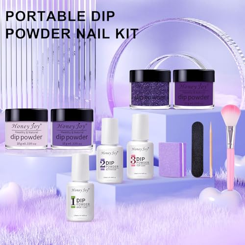 Honey Joy Dip Powder Nail Starter Kit - 4 Color Acrylic Dipping Set