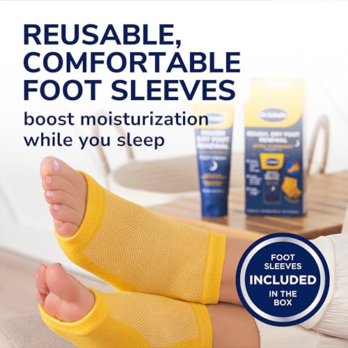 Dr. Scholl's Dry Foot Renewal Overnight Treatment Kit with Heel Sleeves