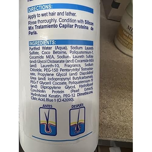 Silicon Mix Protieina De Perla Shampoo & Treatment 16oz & Leave-in 8oz & Polisher 4oz "Set"