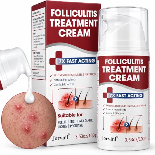 Folliculitis Cream with 5% Benzoyl Peroxide for Bump Relief - 3.53 Fl Oz
