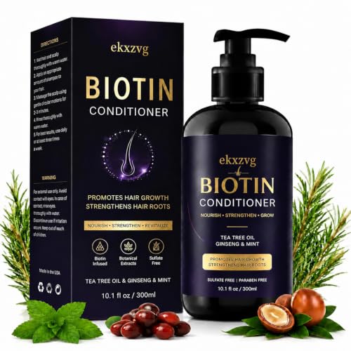 Biotin Conditioner for Hair Growth & Thickness, 10.1 fl oz