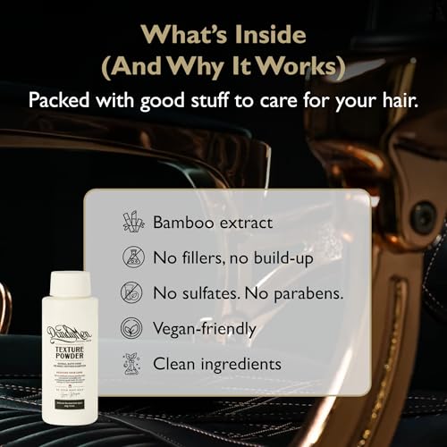 Volumizing Hair Powder for Men | Matte Finish, Pro-Vitamin B5