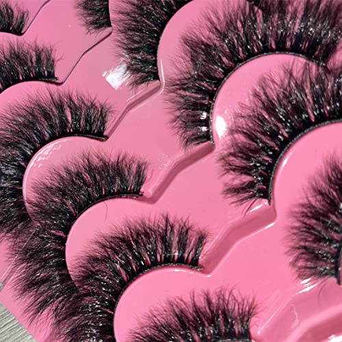 Cat Eye Mink Lashes 16mm - 7 Pairs Dramatic Volume