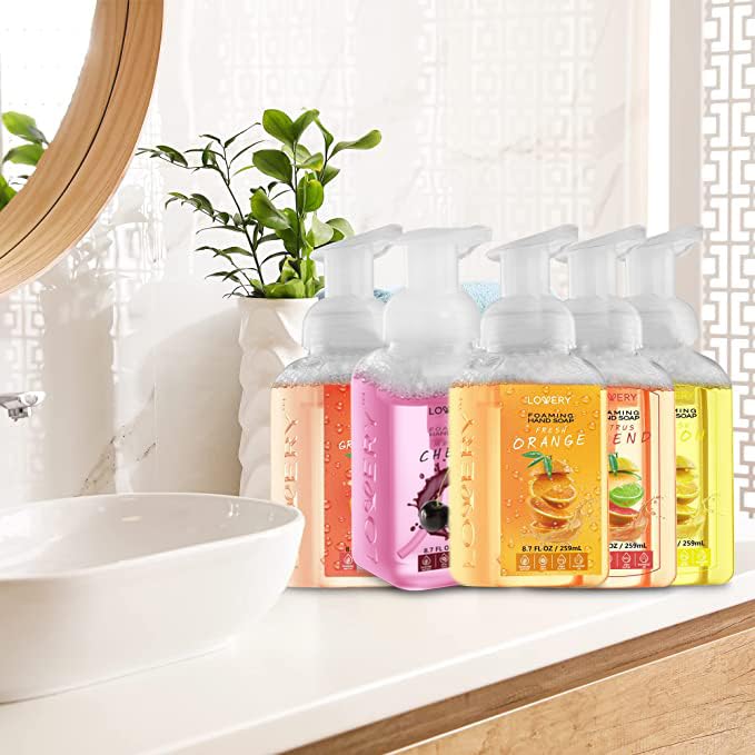 Lovery Foaming Hand Soap 10 Pack - All-Natural with Aloe Vera & Essential Oils