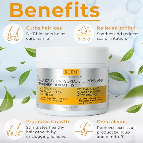 Anti Fungal Scalp Scrub for Psoriasis & Eczema - 7.7 Fl Oz