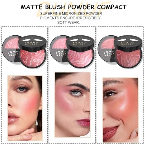 FeiCuiYun Marbleized Blush & Highlighter 2-in-1 Pink Buttercream