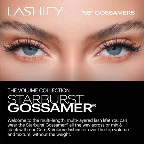 Lashify Star Burst 14mm Gossamer DIY Eyelash Extensions