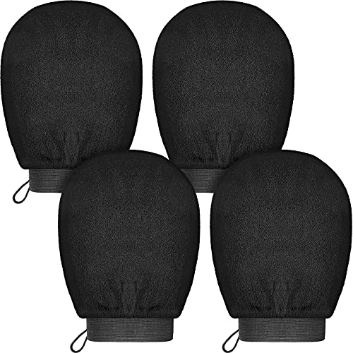 Tatuo 4 Pieces Korean Exfoliating Mitts - Deep Skin Scrubber