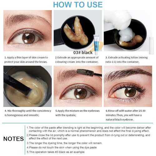 Chestnut Eyebrow Color Kit | 4-6 Week Waterproof Brow Dye