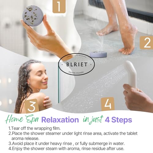 Shower Steamers Aromatherapy 8 Pack - Home Spa Relaxation