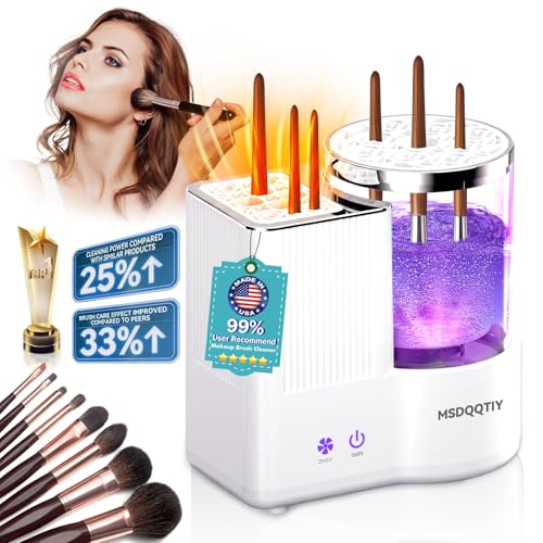 Electric Makeup Brush Cleaner & Dryer Machine - 3-in-1