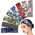 HOLAILS Boho Headbands for Women - Bohemian Hippie Headband Set, Color Variations Included