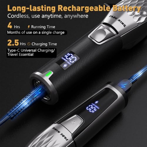 FADEKING Professional Hair Clippers & Beard Trimmer Kit
